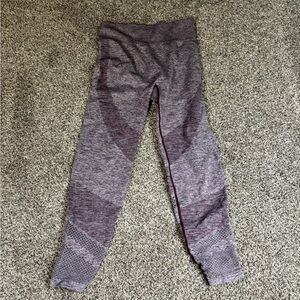 PINK Burgundy Heather Leggings